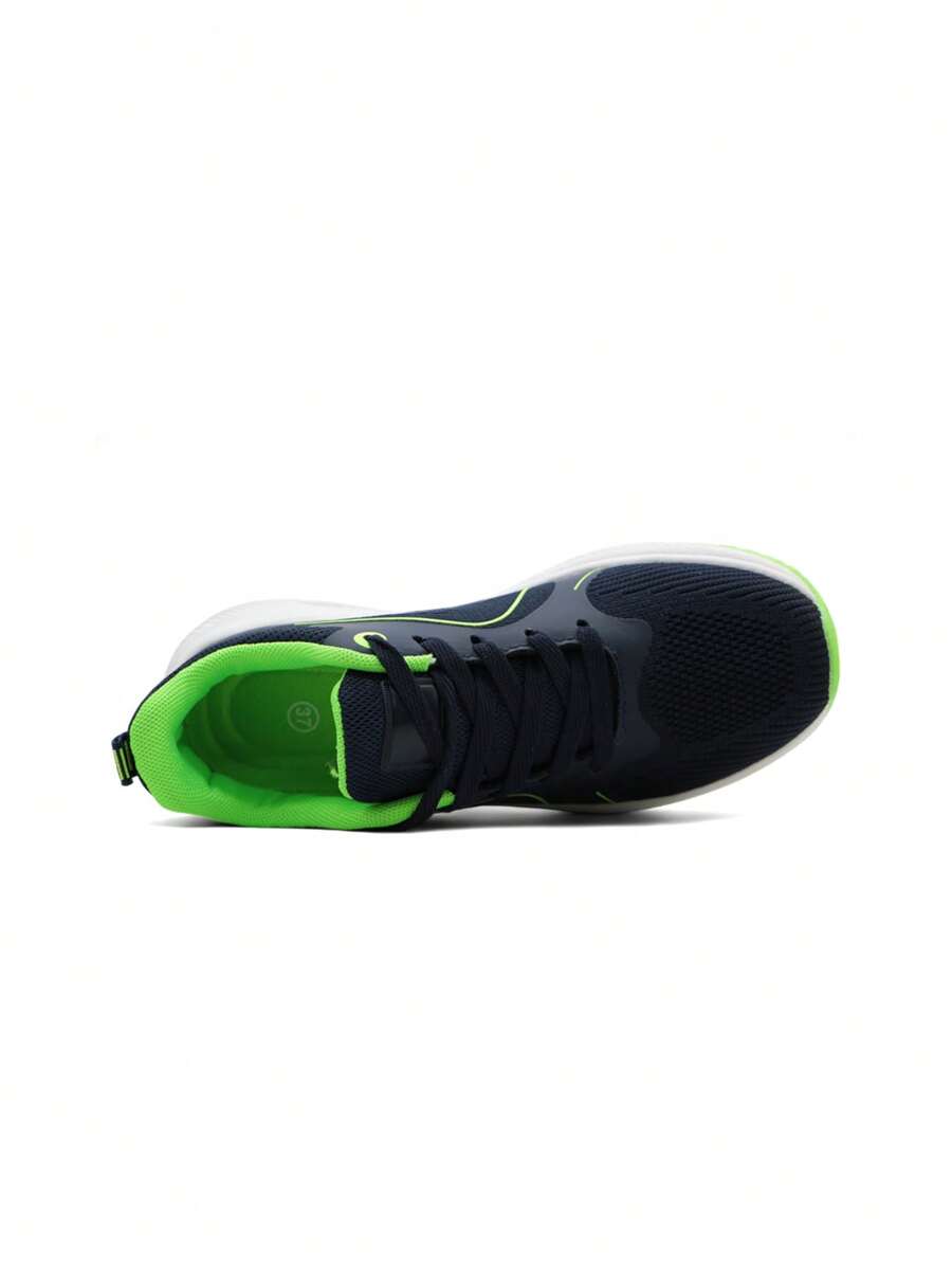 Chaussures de sport d'entraînement légères et respirantes en maille de couleur contrastée