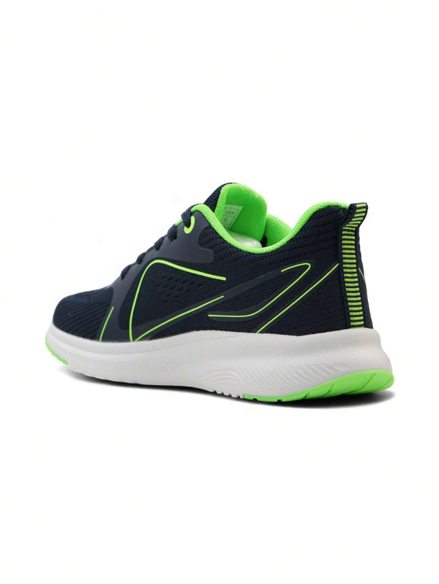 Chaussures de sport d'entraînement légères et respirantes en maille de couleur contrastée