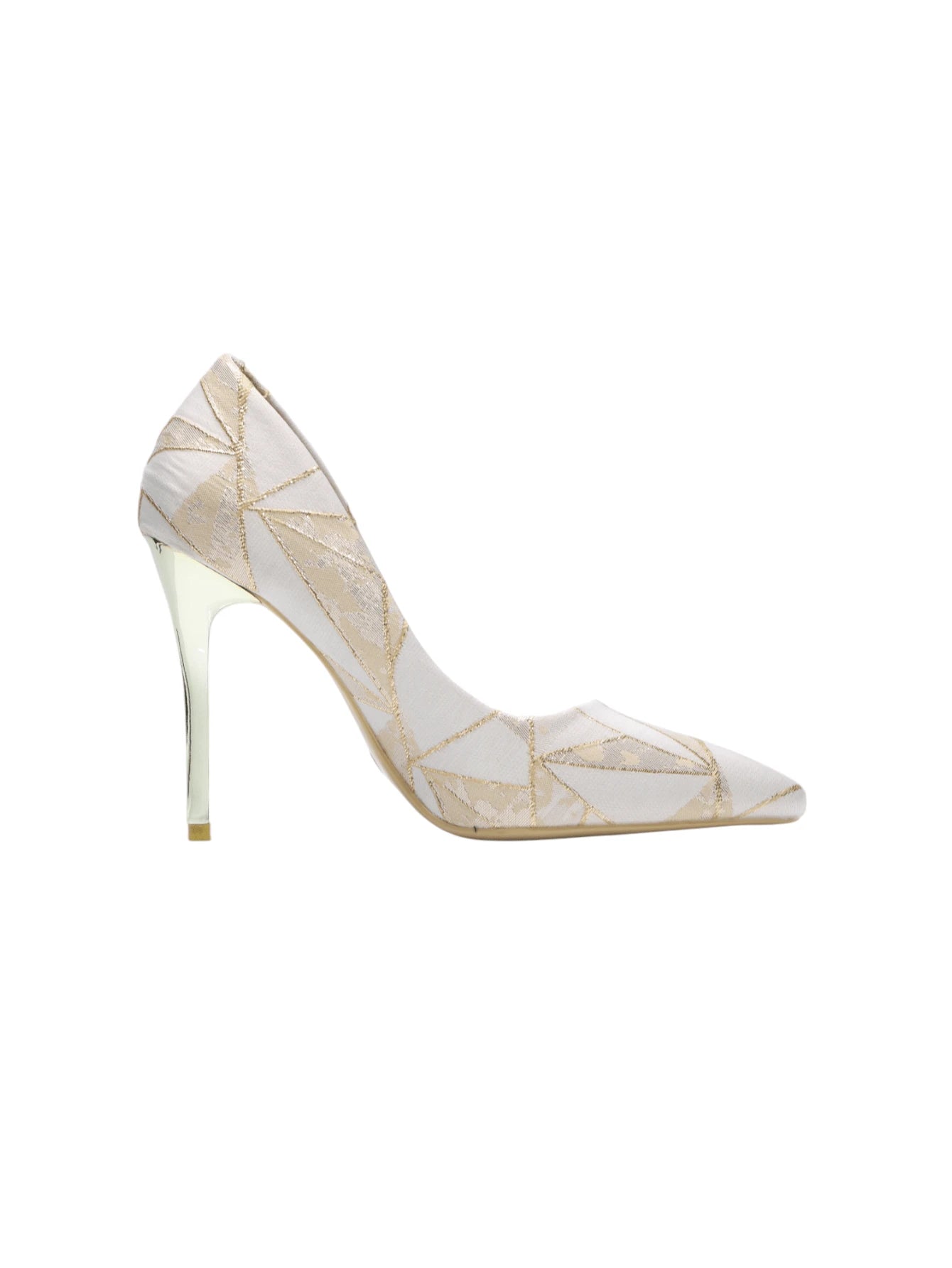 Chaussures à talons hauts à bout pointu, style élégant, géométrique moderne, pour mariage, banquet, fête. Talons hauts