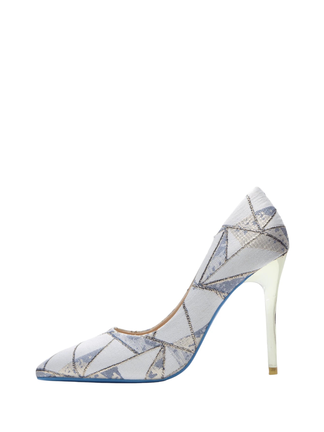 Chaussures à talons hauts à bout pointu, style élégant, géométrique moderne, pour mariage, banquet, fête. Talons hauts
