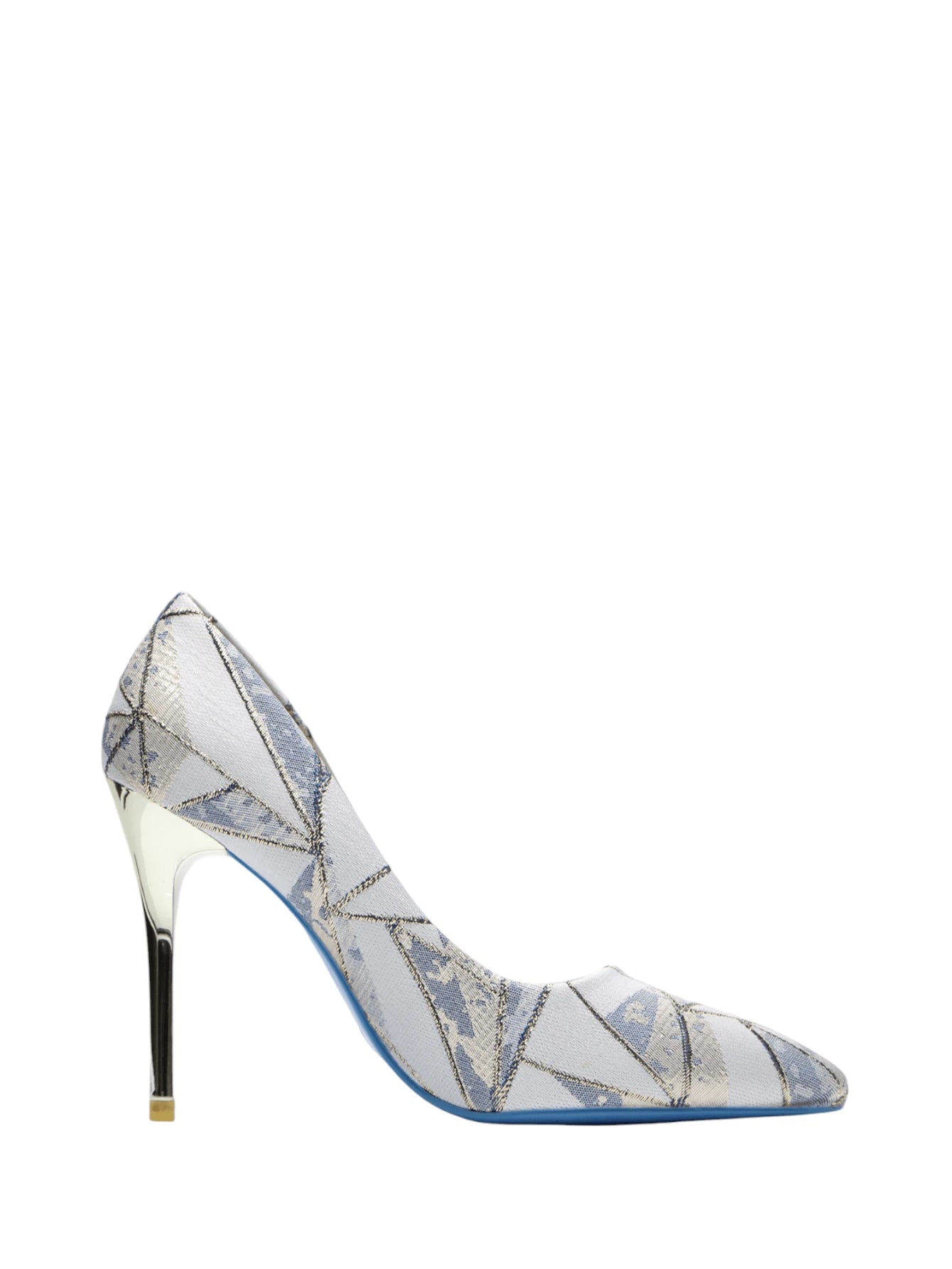 Chaussures à talons hauts à bout pointu, style élégant, géométrique moderne, pour mariage, banquet, fête. Talons hauts