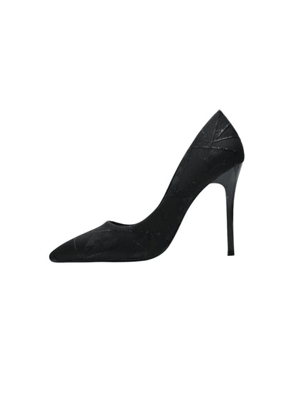 Chaussures à talons hauts à bout pointu, style élégant, géométrique moderne, pour mariage, banquet, fête. Talons hauts