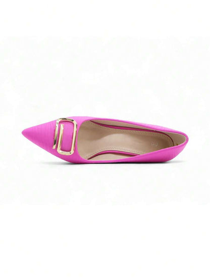 Chaussures à talons hauts en satin à bout pointu, talon fin pour le mariage et la fête.